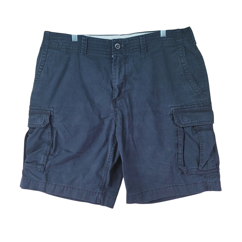 Tommy Hilfiger Cargo‎ Shorts Mens 36 Navy Blue Combat Army Military Outdoor